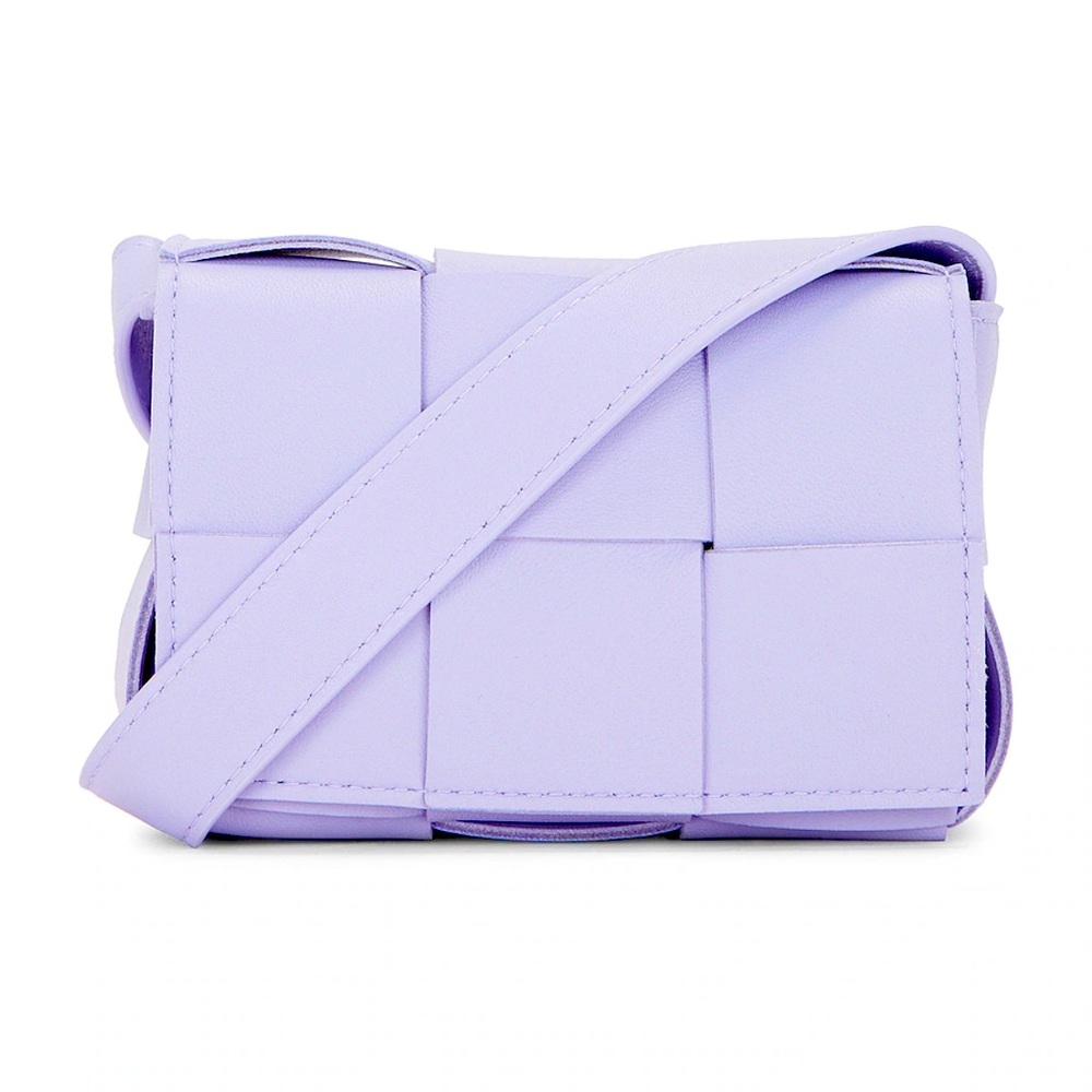 Bottega Veneta Mini Candy Cassette Bag Crossbody Handbag Purple/Lilac